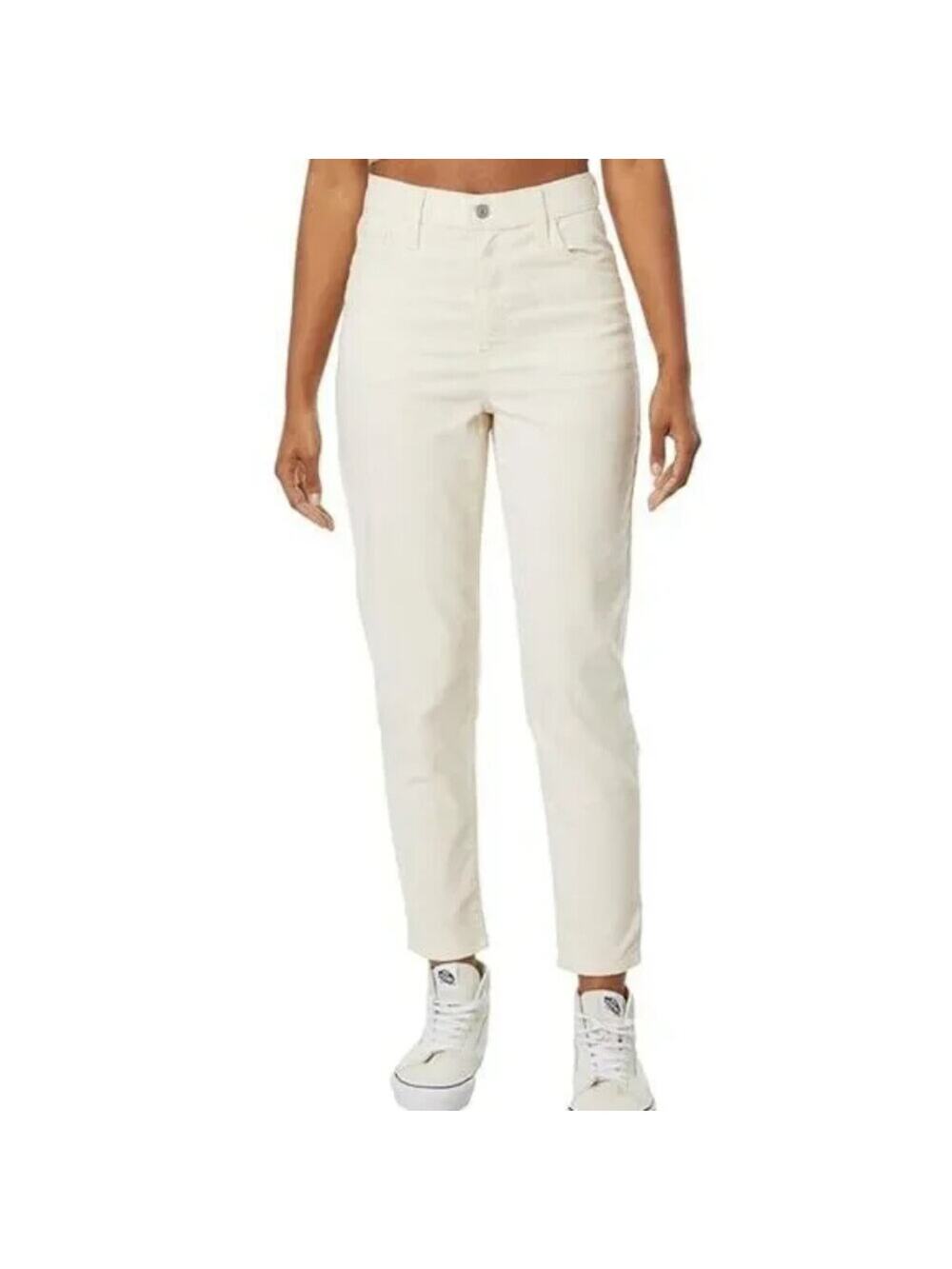 Levi's Corduroy Mom Jeans SZ 32 High Waisted Cream/Off White